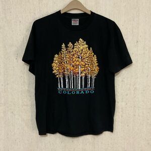 Vintage Puff Graphic Colorado Tee Shirt Mens Large